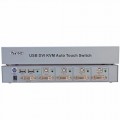 Bộ chuyển tín hiệu 4 port DVI/USB/KMV ra 1Port Dtech DT-8241