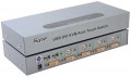 Bộ chuyển tín hiệu 4 port DVI/USB/KMV ra 1Port Dtech DT-8241
