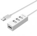 Bộ chia USB HUB Unitek Y2146 (4 Cổng/Cáp1.2M/Màu Trắng - USB 2.0)