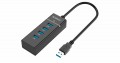 Hub USB 3.0 4 Port Orico W6PH4-U3-V1-BK Black