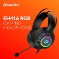 Tai Nghe Gaming Có Dây DareU EH416 RGB, tích hợp micro, kết nối USB, Led Rainbow
