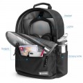BALO TOMTOC 15 INCH UNISEX TRAVEL USA (BLACK, A71-E01D)
