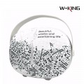Loa không dây/Speaker Bluetooth W-KING T8 HIFI Nốt nhạc đen  (30W/2000mAh/AUX/USB)