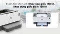 Máy in laser HP Neverstop 1000W (4RY23A), in trắng đen A4 1 mặt, có in Wifi, tự nạp mực dễ dàng với mực nạp chính hãng giá rẻ 