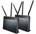 Bộ Phát Wifi ASUS RT-AC68U (Chuẩn AC1900/3Anten/2 băng tần/USB 3.0/2Pack)