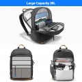 BALO CHỐNG SỐC TOMTOC TRAVEL  BACKPACK 15INCH/26L A76-E01D BLACK