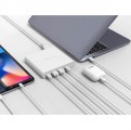 SẠC ĐA CỔNG MACBOOK HYPERJUICE 87W DUAL USB-C/USB A QC3.0 (HJ-PD87-2C2A)