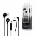 Tai nghe nhét tai SONY MDR-EX15APBZE (Jack 3.5, Màu Đen, Có Dây, Có Mic, Cable 1.2M)