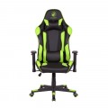 Ghế Game E-DRA MARS EGC202 BLACK GREEN (Chân Xoay/Đệm Lưng/Cổ)