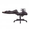 Ghế Game E-DRA MIDNIGHT EGC205 Black, Chân xoay, có kê lưng + kê cổ, màu sắc thời thượng, sang trọng