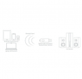 USB BLUETOOTH CLIPTEC BMR222 - CHUYỂN ĐỔI LOA THƯỜNG THÀNH LOA BLUETOOTH