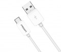Cáp sạc USB Type-C Pisen (TC14-1200) Anti Break (1m/White)