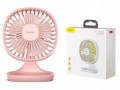 Quạt để bàn Fan Mini Baseus Pudding Shaped - Hồng 