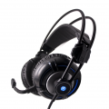 Tai nghe/HEADPHONE HP H300 LED Blue (Mic/Jack 3.5mm/Led)