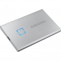 Ổ Cứng Di Động SSD Samsung T7 Touch 500GB USB Type C 3.2 Gen 2 (MU-PC500S, Màu Bạc)