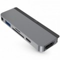 Đầu chuyển HyperDrive Duo USB-C 7 in 2 4K/60Hz HD28C màu Gray