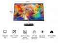 Màn hình 23.8" HP N240h (2MW69AA), tấm nền IPS, độ phân giải Full HD, không viền, chân đế nâng hạ độ cao được