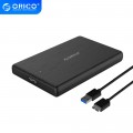 Hộp Đựng Ổ Cứng 2.5 HDD/SSD ORICO 2189U3 (SATA,USB 3.0,Nhựa vân sọc xướt đen)