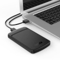 Hộp Đựng Ổ Cứng HDD/SSD 2.5 inch ORICO 2020U3-BK (SATA 3, Nhựa Đen)