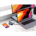 ĐẦU CHUYỂN HYPERDRIVE USB TYPE C GEN2 6 IN 1 HD-G206 (SILVER)