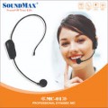 Micro cài đầu không dây Soundmax MC-01 (wireless 2.4G, jack cắm 3.5 hoặc 6.0mm)