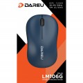 Chuột không dây DARE U DARE U LM106G Màu xanh đen (Wireless 2.4G, 1200DPI, 1xPin AA)