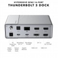 ĐẦU CHUYỂN HYPERDRIVE GEN2 16-IN-1 THUNDERBOLT 3 DOCKING (HD-G2TB3)