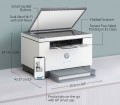 Máy in laser đen trắng đa chức năng HP MFP M236DW (9YF95A) (in, scan, copy, wifi) chính hãng