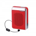 Máy Trợ Giảng Không Dây Aporo T18 UHF Đỏ (30W/1MicKD cài đầu/USB/TF/FM/BT)