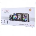 LOA BLUETOOTH MICROLAB 2.1 U210 (10W, LED RGB, BT 5.0/SD/USB/FM)