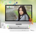 Loa thanh Soundbar 2.0 SOUNDMAX SB-201, màu trắng, gồm 1 loa thanh, công suất 12W