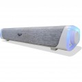 Loa thanh Soundbar 2.0 SOUNDMAX SB-201, màu trắng, gồm 1 loa thanh, công suất 12W