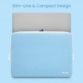TÚI CHỐNG SỐC TOMTOC SHELL POUCH MACBOOK 13INCH (A27-C02B01, Màu Xanh, USB)