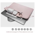 TÚI XÁCH CHỐNG SỐC TOMTOC SLIM HANDBAG (MACBOOK 13”/14″, ULTRABOOK 13″, A21-C01C, Màu Hồng)