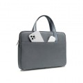 TÚI XÁCH TOMTOC BRIEFCASE PREMIUM FOR (H21-C01G01, MACBOOK 13INCH/14INCH, ULTRABOOK 13INCH GRAY )