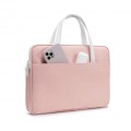 TÚI XÁCH TOMTOC BRIEFCASE PREMIUM FOR (H21-C01C01, MACBOOK 13INCH/14INCH, ULTRABOOK 13INCH, PINK)
