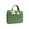 TÚI XÁCH TOMTOC BRIEFCASE PREMIUM FOR (H21-C01T01, MACBOOK 13INCH/14INCH, ULTRABOOK 13INCH, GREEN)