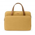 TÚI XÁCH TOMTOC BRIEFCASE PREMIUM FOR (H21-C01Y01, MACBOOK 13INCH/14INCH, ULTRABOOK 13INCH, YELLOW)