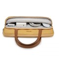 TÚI XÁCH TOMTOC BRIEFCASE PREMIUM FOR (H21-C01Y01, MACBOOK 13INCH/14INCH, ULTRABOOK 13INCH, YELLOW)