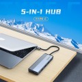 Đầu chuyển Orico USB Type C 5 trong 1 5SXH-GY