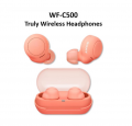 Tai nghe bluetooth true wireless Sony WF-C500 màu cam