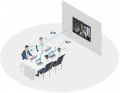 Webcam Maxhub UC W10, 1080P, 2MP, Tích hợp 2 Micro, góc quay 71 độ, thích hợp hội nghị online