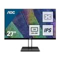Màn Hình AOC 27 inch 27V2Q (Full HD, IPS, Tần số quét 75Hz, Thời gian phản hồi 5ms, Độ sáng 250 nits, HDMI, DP)