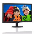 Màn Hình 23.6inch PHILIPS 243V5QHSBA/74 (V-LED, Tấm Nền MVA, Full HD, Tần Số Quét 60HZ, HDMI, DVI)