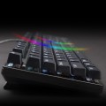 Bàn phím cơ NEWMEN GM330 blue switch, 104 phím, led rainbow, USB, tặng kèm bộ keycap màu trắng, bảo hành 24 tháng