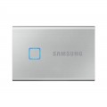 Ổ Cứng Di Động SSD Samsung T7 Touch 1TB USB Type C 3.2 Gen 2 (MU-PC1T0S, Màu Bạc)