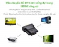 Đầu chuyển đổi DVI 24+1 to HDMI Ugreen 20124, Hàng chính hãng Ugreen 20124