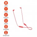 Tai Nghe Không Dây JBL T115BT Màu cam (Bluetooth, In-ear, Mic, Pin 120mAh, Quàng Cổ)