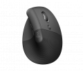 Chuột Không Dây Công Thái Học Logitech Lift Vertical Màu Đen (4000 DPI, USB Logi Bolt, Bluetooth, Quiet clicks, 4 Buttons, Pin AA)