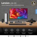 Màn hình máy tính 23.8 LENOVO L24i-30 IPS, FHD, 75HZ, 4MS, HDMI+VGA, Công nghệ bảo vệ mắt, hàng chính hãng bảo hành 3 năm